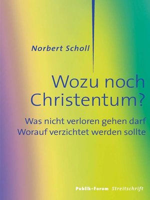 cover image of Wozu noch Christentum?